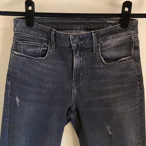 *DONATED* VINCE | Grey Distressed Skinny Jeans - Picture 8 of 16